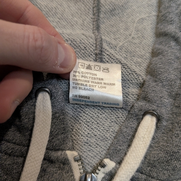 Coachella 2015 Hoodie Full Zip Adult M Gray Music Concert - Picture 6 of 9